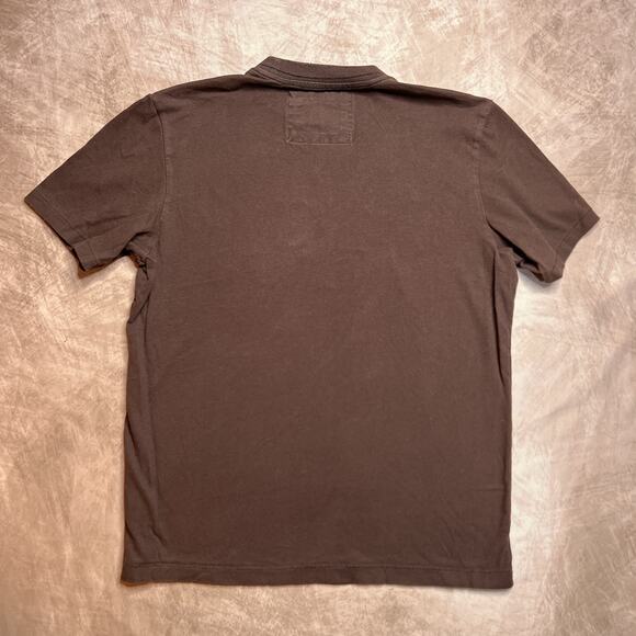 Aeropostale Athl. Dept. Brown Embroidered Stitched Short Sleeve T-Shirt Surfer - Picture 3 of 6